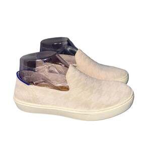 Rothy's The Sneaker Women's Size 6 Beige Knit Slip-On Shoes